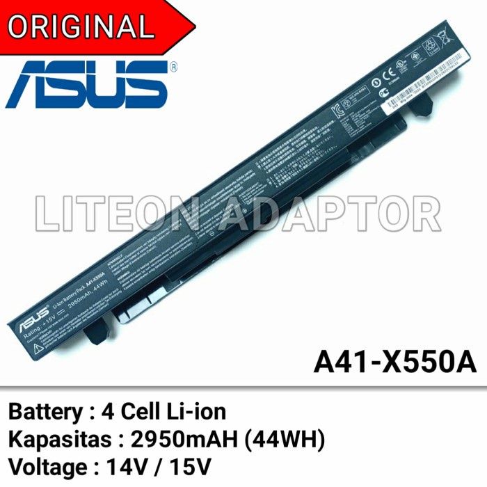 Baterai Original Laptop Asus A450 A450C A450Ca A450Cc A450L A450La