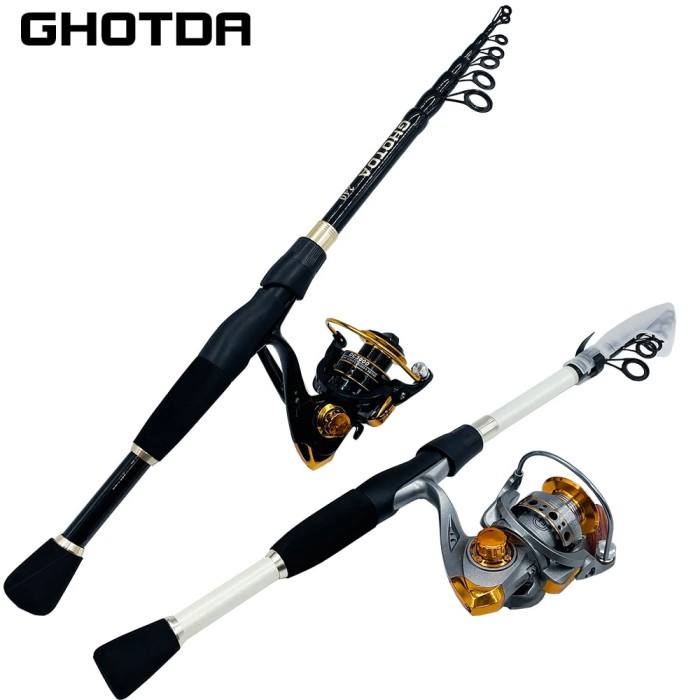 Ghotda Lightweight Lure Fishing Rod Set Fishing Rod Spining Reel