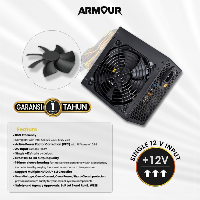 PSU ARMOUR VOLTEN 850 WATT