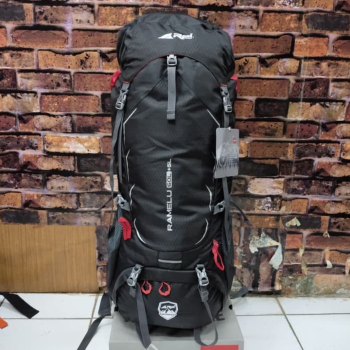 Tas Carrier Rei Ramelu 60+5L Tas Gunung Rei Ramelu 60L Original