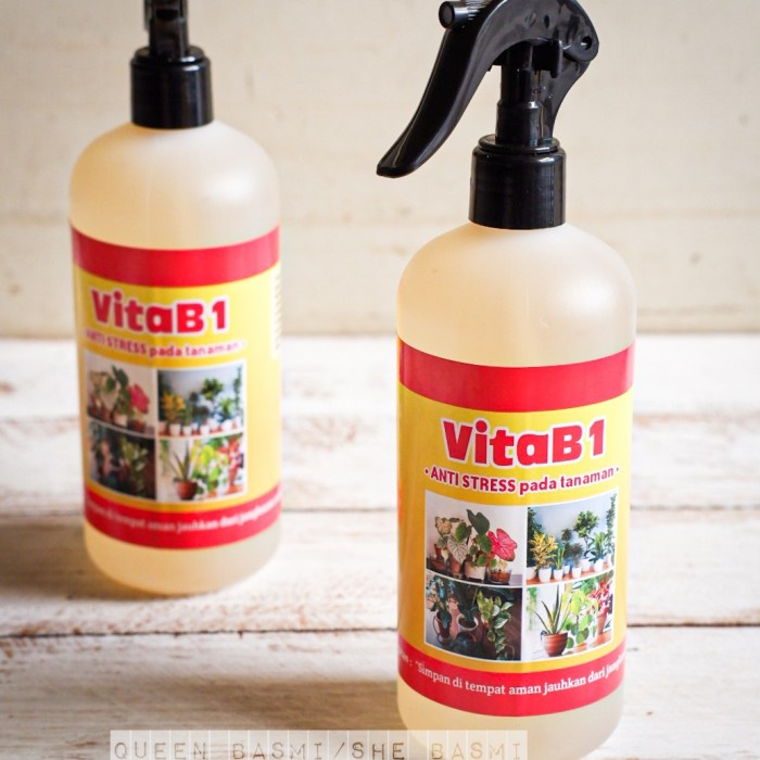 siapkirim- pupuk vitamin b1 anti stress, pupuk cair siap pakai - vita b1