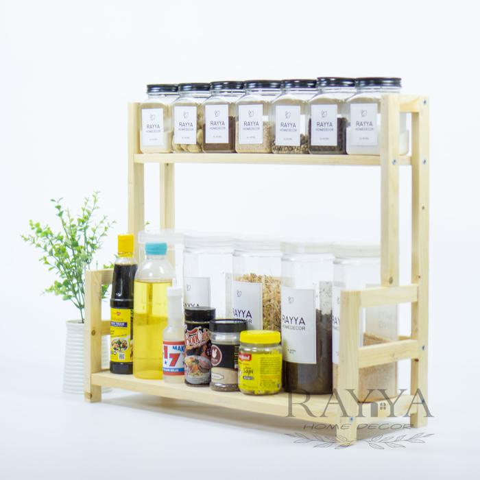 ada- Rak susun bumbu dapur ukuran besar besar part 2 Dapur