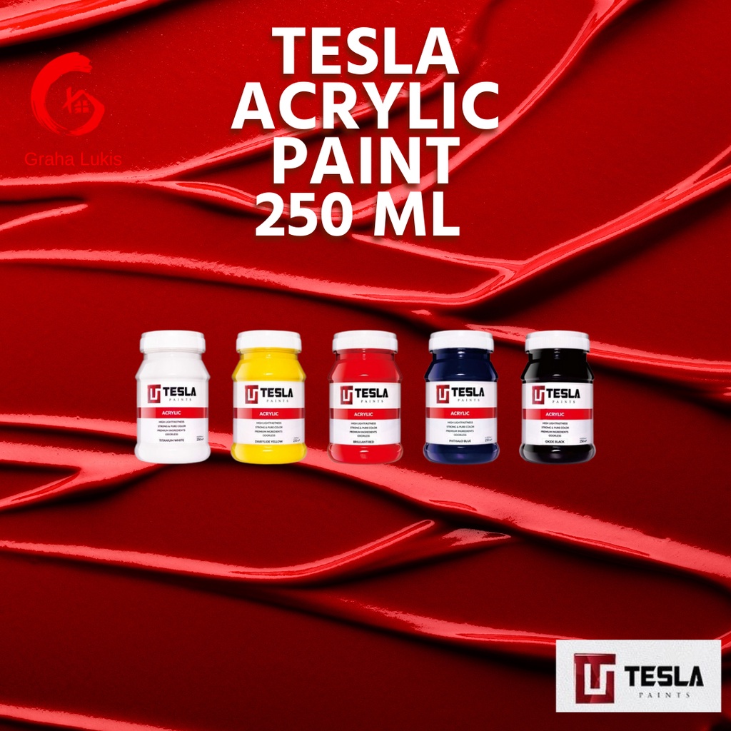 

IK! Tesla Paints - Acrylic Paints / Cat Akrilik 250ml - SATUAN