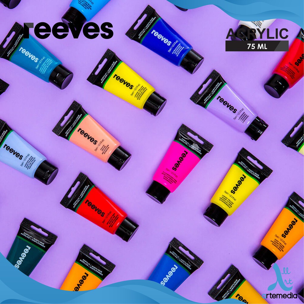 

IK! Reeves Acrylic Artists 75ml Acrylic Color Paint Cat Akrilik