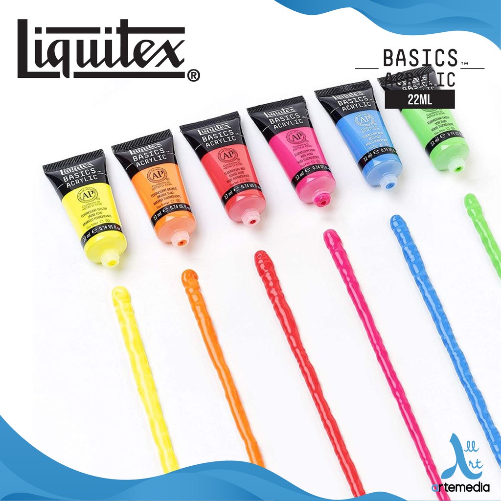 

IK! Liquitex Acrylic Basics 22ml Acrylic Color Paint Cat Akrilik - 01/02