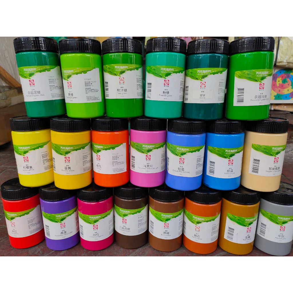 

IK! cat acrilic talens 300 ml warna regular update 2023 agustus