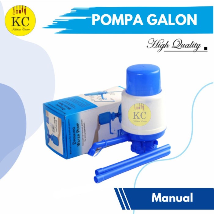 yukmari- Pompa Air Galon Manual Pompa Galon Manual Free Cangkir Bir Plastik