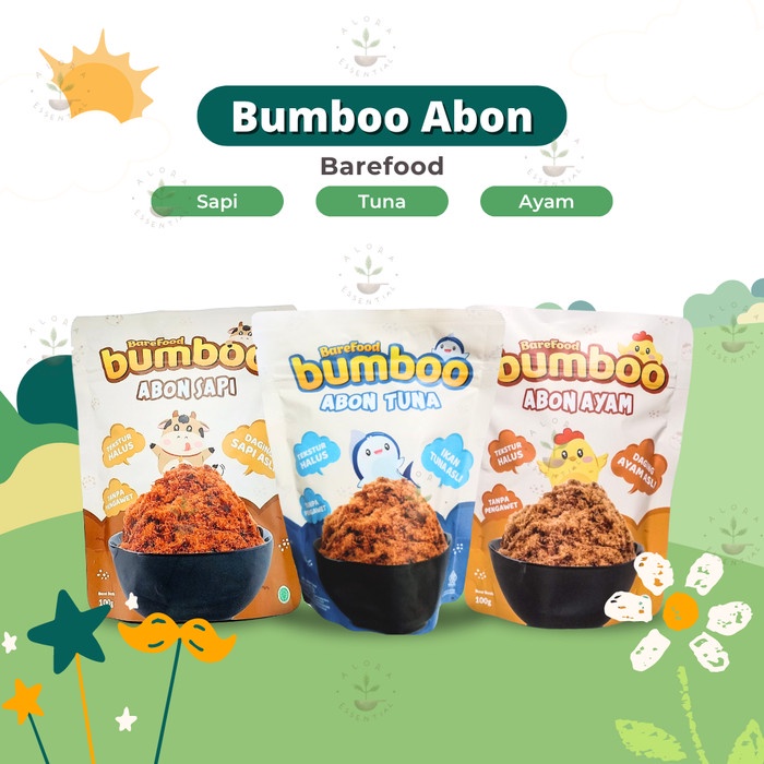 

Barefood Bumboo Abon MPASI tanpa MSG & Pengawet - Abon MPASI Bumboo