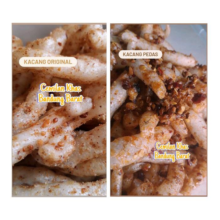 

Kerupuk Gurilem 400 gram /Rasa Kacang Original dan pedas Makanan Bawang Food Snack Cemilan Keripik