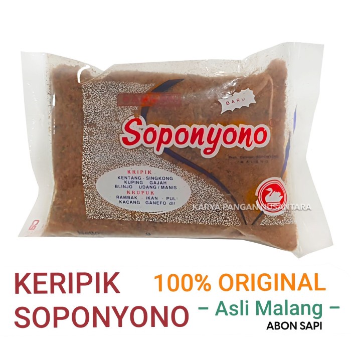 

Abon Sapi Soponyono Original / Abon Sapi Asli Soponyono Malang