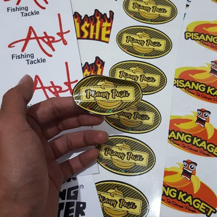 

New Stiker Kemasan Cetak Stiker BAHAN VINYL MERK RITRAMA A3+ CUT Custom