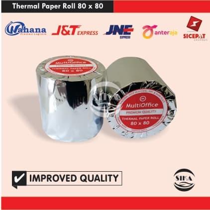 

New Kertas Thermal 80 x 80 MULTIOFFICE / Thermal Paper Roll - EKSPEDISI
