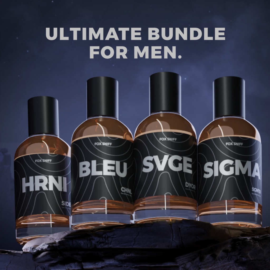 Bundling Men best seller Eau De Parfum Pria - by Fox Sniff
