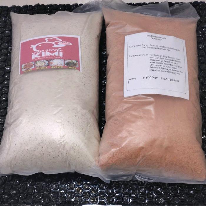 

PROMO! paket 1kg Tepung biang,1kg bumbu marinasi fried chicken Terigu