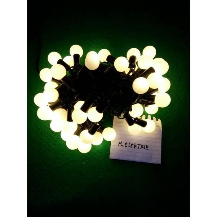 hias Anggur LED lmpu kelereng caha kuning