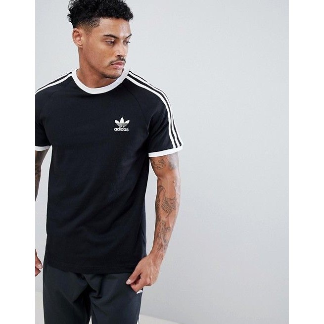 Kaos Hitam Pria Adidas Classic Trefoil Import Unisex Murah/kaos pria stripe 3-baju kaos adidas