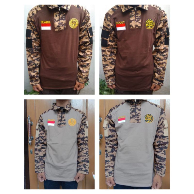 KAOS / BAJU BDU PERLENGKAPAN PRAMUKA