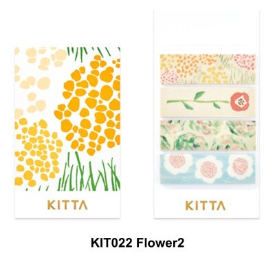 

KITTA BASIC MASKING TAPE - FLOWER 2 ( KIT022 )