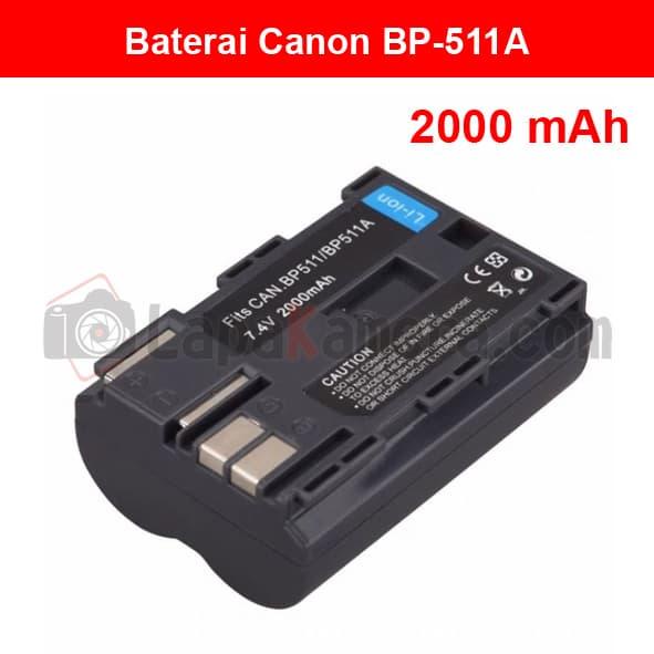 BATERAI FOR CANON BP-508 BP-511 BP-511A BP-512 BP-514 1700MAH