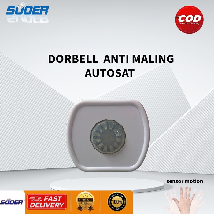 BELL PINTU SENSOR GERAK ALARM PENYAMBUT TAMU SENSOR GERAK ANTI MALING