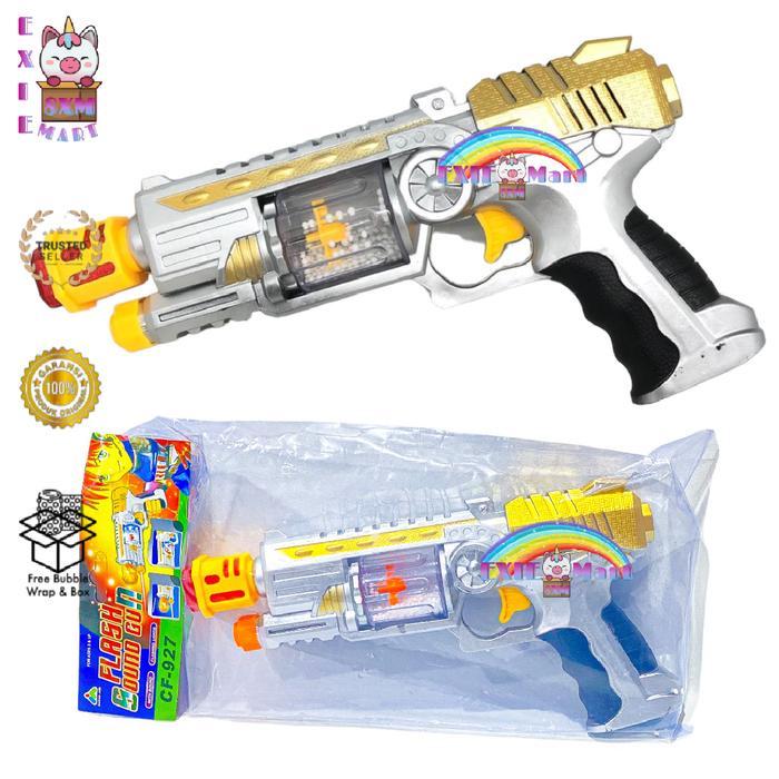 Sale Terbatas Mainan Anak Tembakan Laser Lampu Dan Bunyi Suara [Cf927] - Mainan Flash Sound Gun