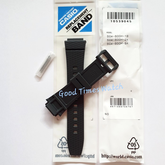 Promo Terbatas Strap Casio Sgw-600H Sgw 600H Sgw 600 Casio Original