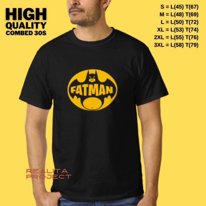 Styla-Tshirt Kaos Combed 30S Big Size XXXL kaos fatman nexcolony nex carlos