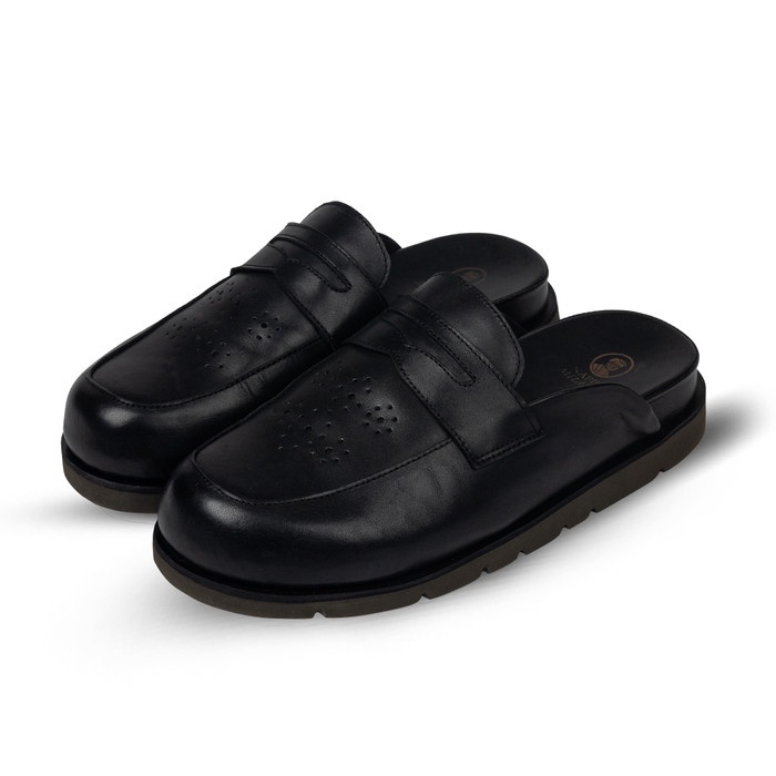 Juno Penny Black - Nappa Milano - Sandal Unisex