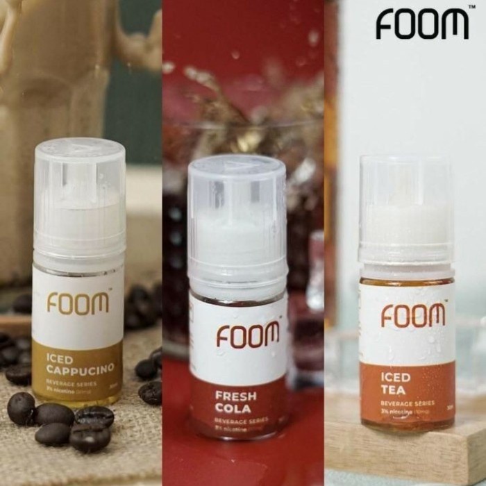 FOOM ICE BEVERAGE SERIES 30ML ICED CAPPUCINO TEA COLA -