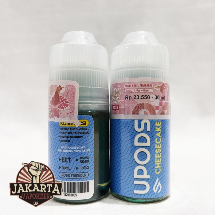 ID [SALT] UPODS CHEESECAKE 30ML 10MG BY UPODS JUICE CARTEL LIQUID SALT