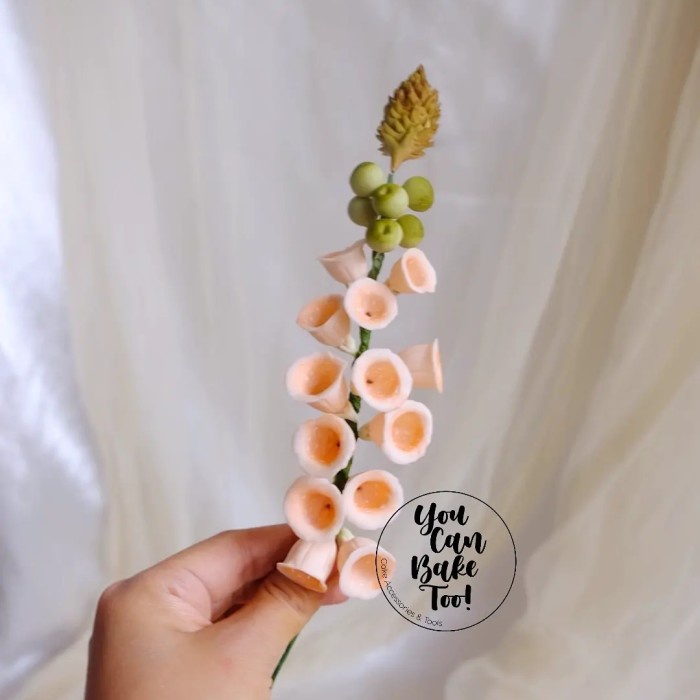 

Edible Elastic Flower Gumpaste Fox Gloves