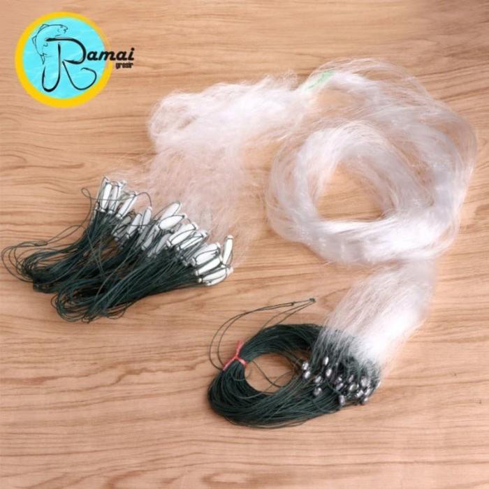 Ready PUKAT JALA IKAN JADI 20 meter LENGKAP TINGGAL PASANG