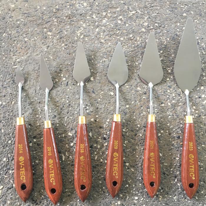 

New V-tec pisau palet / Paint knife / Seri 20xx satuan / Pisau Lukis