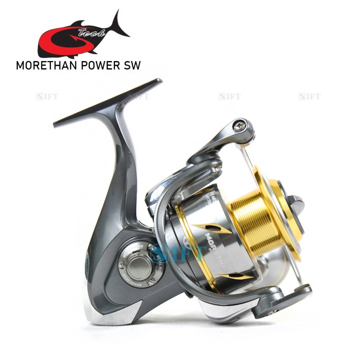Ready Reel G-TECH MORETHAN POWER SW 4000 s/d 10000 HG PG BGS Power Handle Metal Body Saltwater Laut