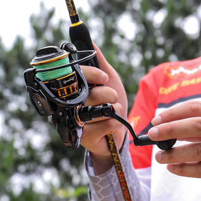 Ready Sougayilang 1000-5000 Reel Pancing 12+1BB Besi Reel Bonus Spool Max 15KG Spining Reel