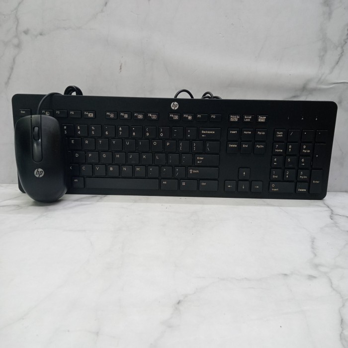DISKON KEYBOARD+MOUSE SEPAKET MEREK HP SUPER MURAH DAN LIKE NEW BOS KU PT315