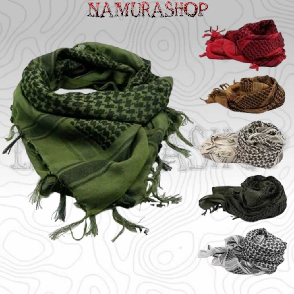 Syal Tactical Syal Import Shemag Leher Syal Umroh Syal Leher Tactical Musim Dingin Syal Selendang