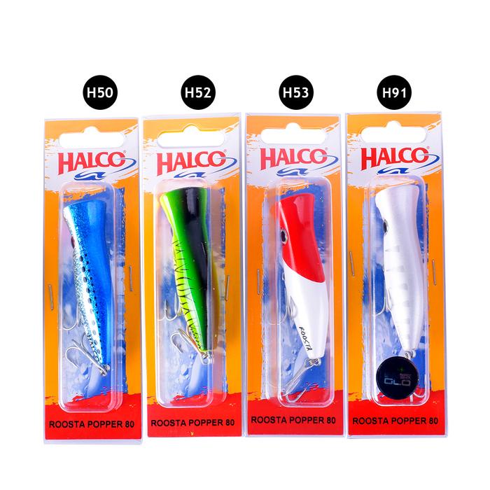 Ready Halco Roosta Popper 80 Lure Popping Floating