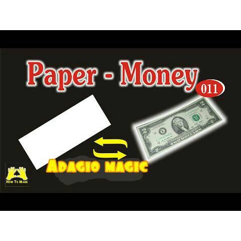 Dapatkan Alat Sulap Paper To Money Kertas Menjadi Uang Zuk2