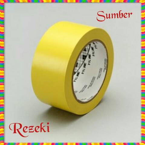

New 3M Lakban Lantai 764 yellow 2"in x 33M Floor marking tape