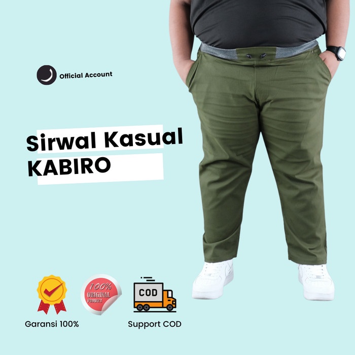 Luno- Celana Sirwal Pria Muslim Dewasa Jumbo BigSize - Sirwal Kasual KABIRO