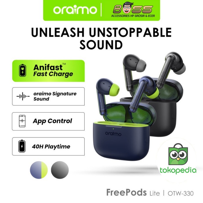Oraimo TWS Earphone Bluetooth v5.3 Freepods Lite Waterproof OTW-330