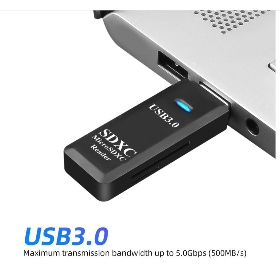 MOSUNX CARD READER USB 3.0 USB3 SDXC SD CARD MICRO SD MEMORY ADAPTER KAMERA
