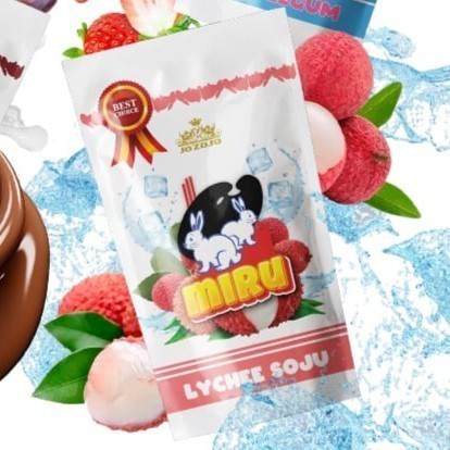 [SALT] MIRU LYCHEE ICE SALTNIC 30ML 30MG BY JOZOJO BREWERY