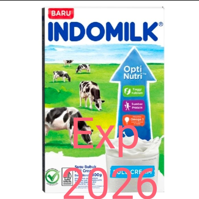 

Susu bubuk Indomilk Full Cream plain 800 gram