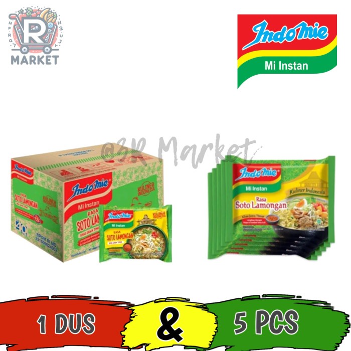 

Indomie Rasa Soto Lamongan 5 pcs / 1 Dus