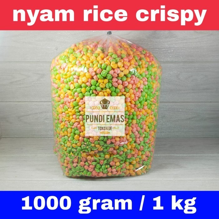 

ME460 NYAM NYAM RICE CRISPY BALL KILOAN 1 KG CEMILAN INSTAN FREE ONGKIR