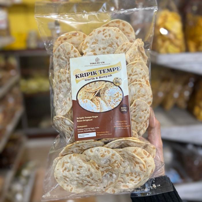 

CUCI GUDANG Keripik Tempe Sagu Kedelai Kering Premium Tepung Tapioka - Paketan Oleh Trenggalek WN880