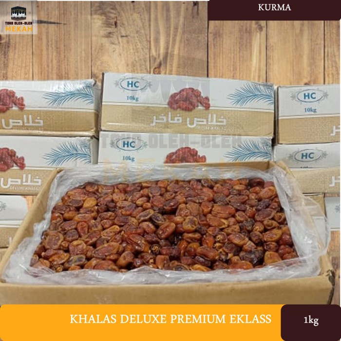 

DISKON Kurma Khalas Premium 1Kg Oleh Oleh Haji Umrah Kurma Kering CN350