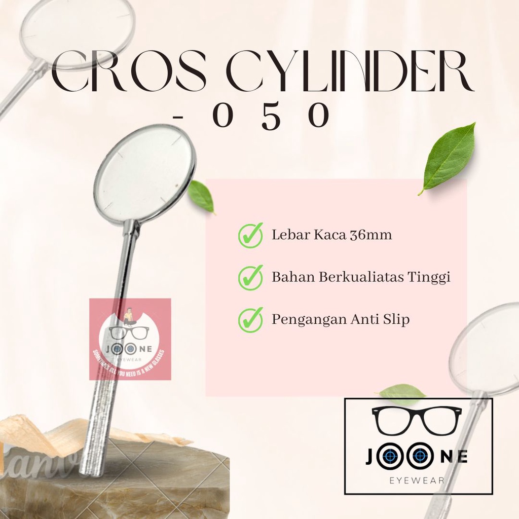 Cros Cylinder Minus 0.25 atau Minus 0.50
